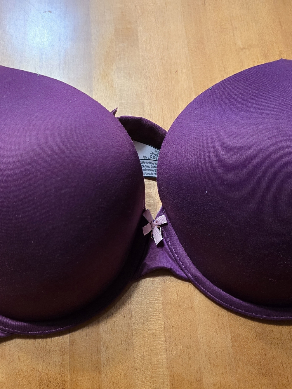 Victoria's Secret Plum Push-Up T-Shirt Bra
